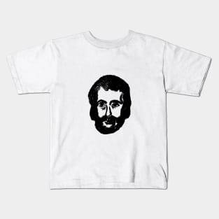 Beard Man Kids T-Shirt